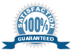 100% satisfaction guaranteed logo