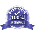 100% Anonymous logo